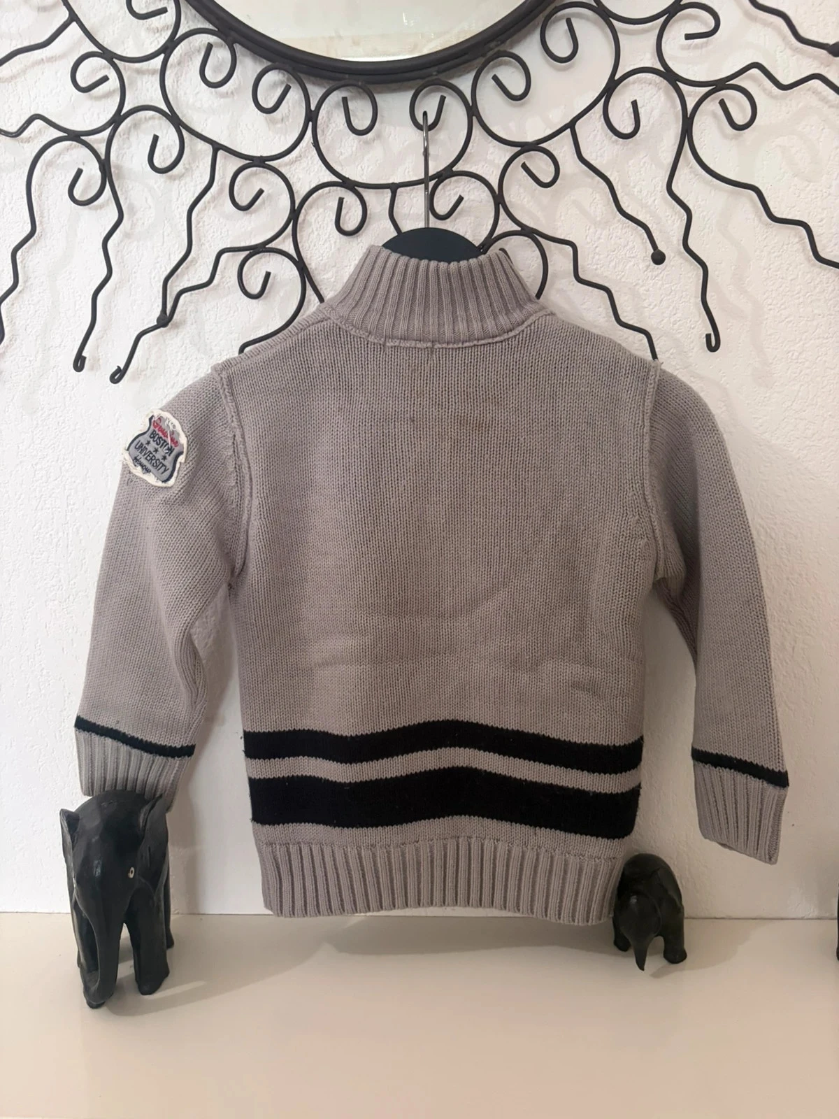 🔵 Gilet zippé estilo "Collège" cinza - Orchestra (5 anos) – photo 5